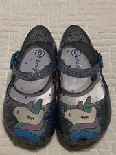 Cat  Jack Girls Size 6 Unicorn Jelly Sandals Summer Shoes