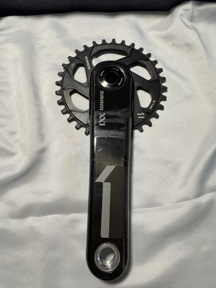 SRAM XX1 Carbon Fiber Mountain Bike Crankset 175mm / 32 Tooth 11-12 Speed Q156 - Image 3 of 4