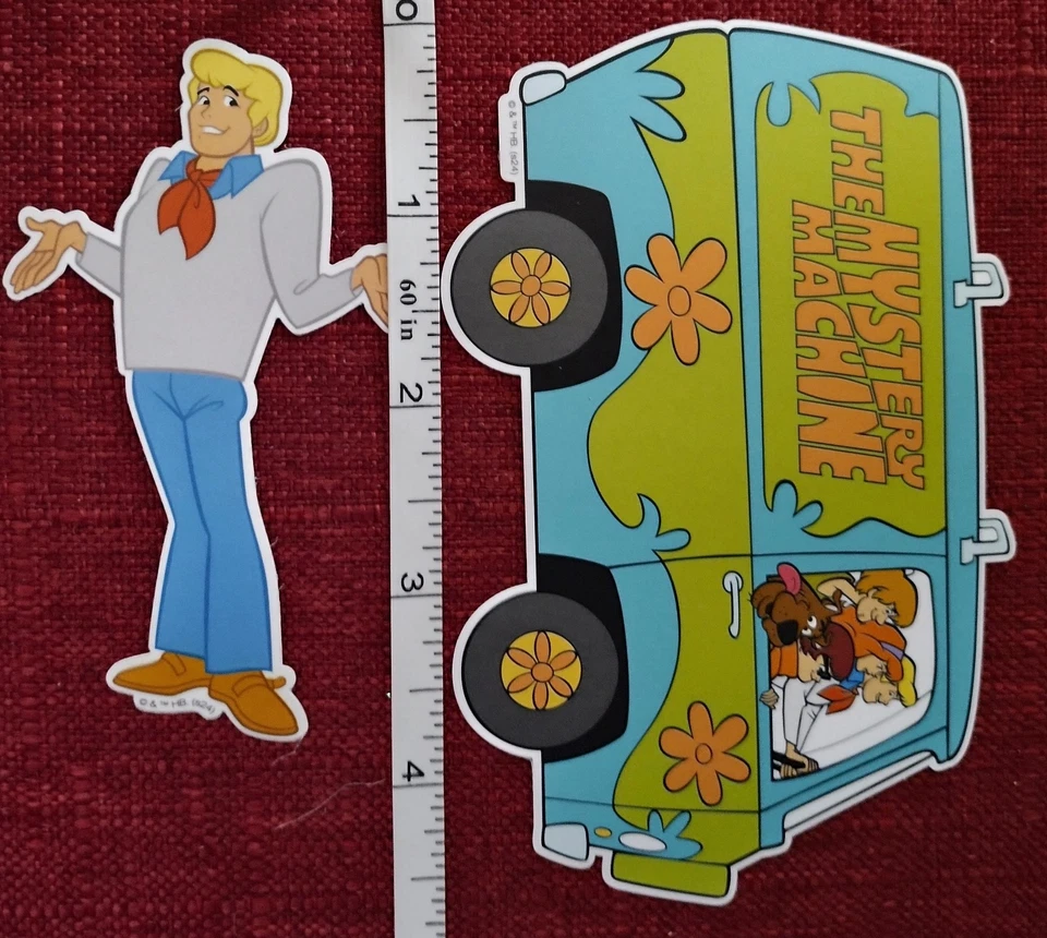 45pc. SCOOBY DOO VINYL STICKERS - Image 2 of 2
