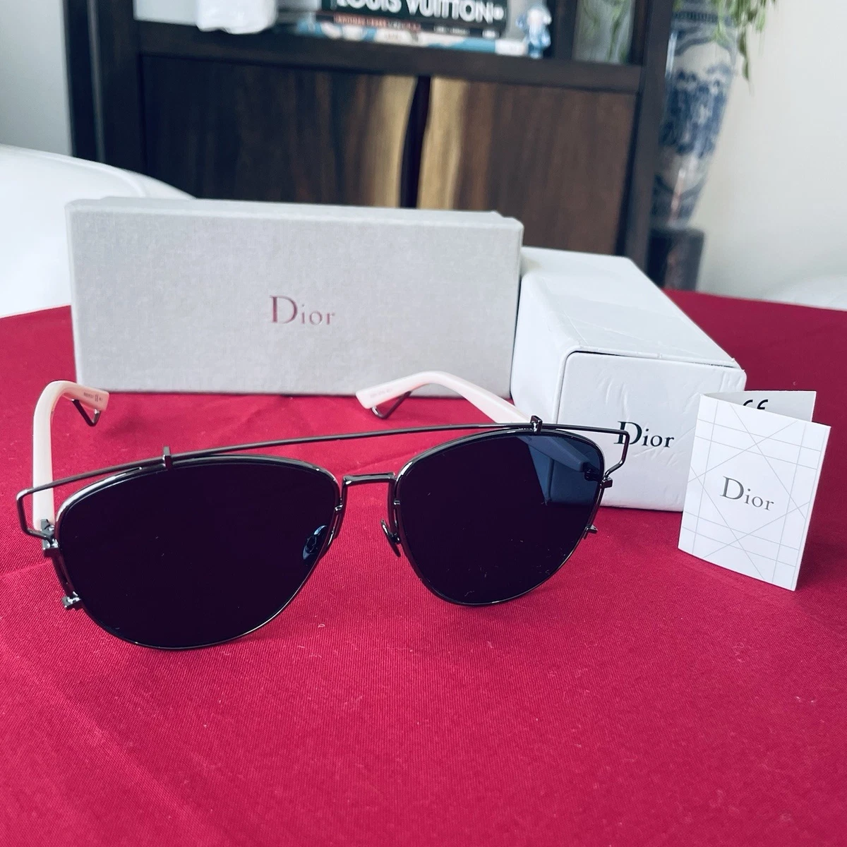 CHRISTIAN DIOR DiorSplit1 Split1 KJ1IR 59mm Aviator Sunglasses w/ Case Paperwork Christian Dior Split 1 Aviator Sunglasses main image 3
