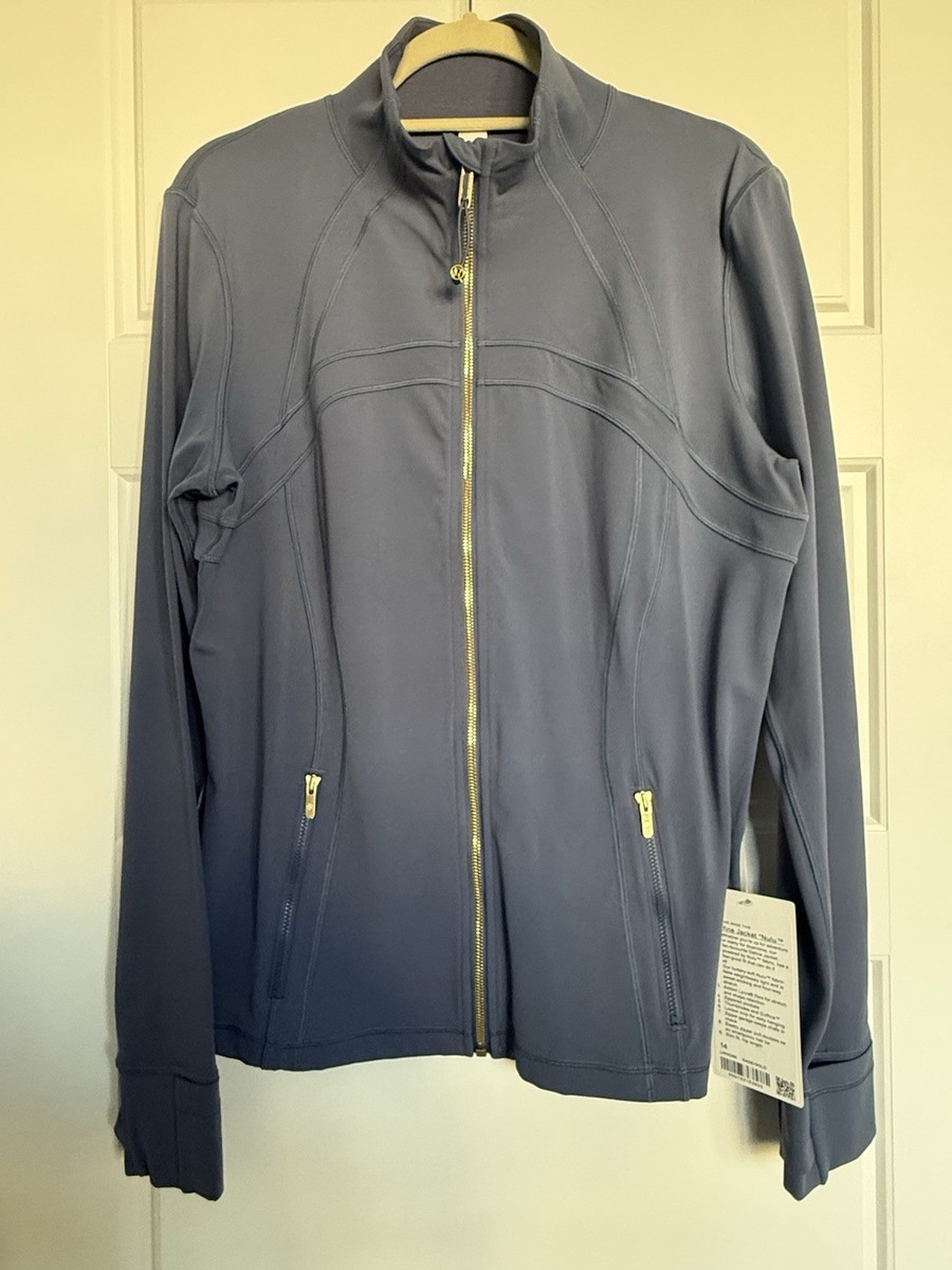 Lululemon Women's Nulu Hooded Define Jacket Size 14 SADE /GOLD NWT Lululemon Women's Nulu Hooded Define Jacket Size 14 SADE /GOLD NWT