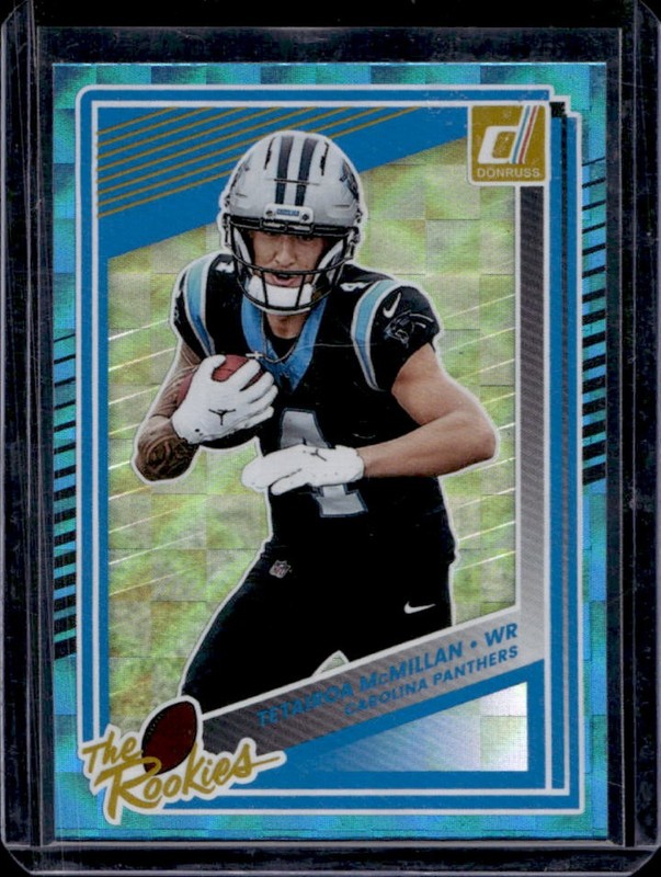 2025 Panini Donruss Tetairoa McMillan The Rookies Rookie RC #34 Panthers