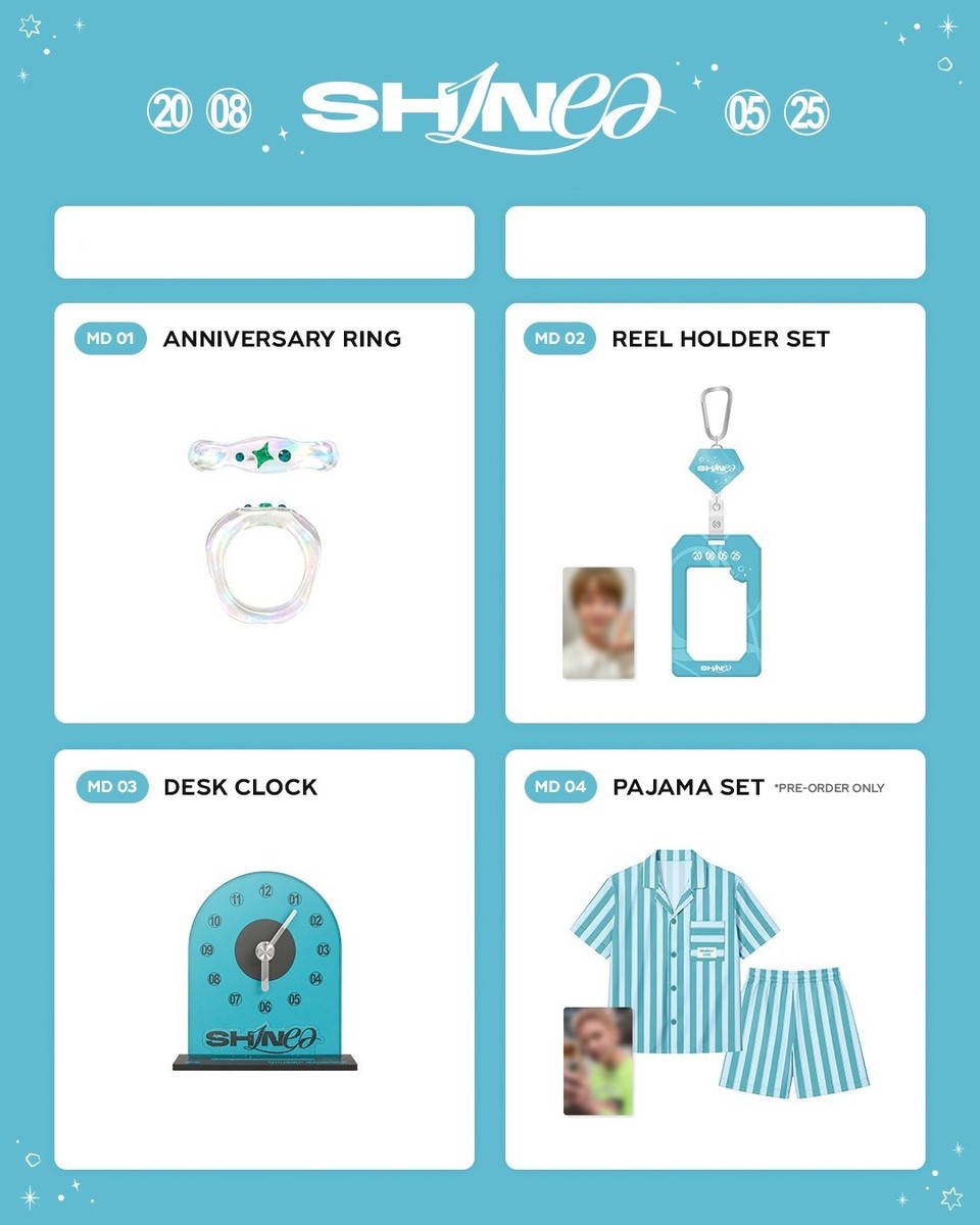 SHINee グッズ セット Pre-Order SHINee FESTA Debut 18th Anniversary Official Merch KPOP