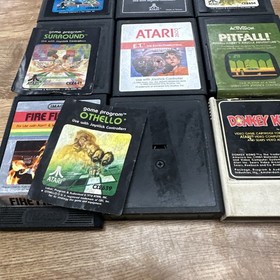 Lot of 9 Activision Game Cartridges Atari 2600 untested