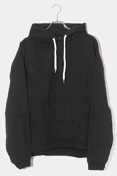 SandWater 2023AW Hoodie Men’s Black 12oz Cotton Fleece S/NWT Baggy Fit