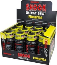 Murdered Out Shook Shots 12x60ml Pre Workout Extreme Energy Shot Caffeine