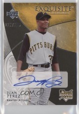 2007 Upper Deck Exquisite Rookie Signatures 123/235 Juan Perez #110 Auto 4i6