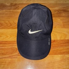 Lightweight Black Nike Toddler Hat Adjustable OSFA Nike Swoosh  Just Do It  Rare