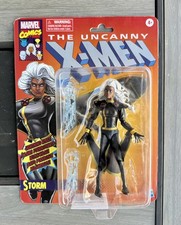 Marvel Legends Storm Black Suit Target Exclusive Uncanny X-Men Retro-Card 6 Fig