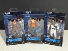 GI Joe Classified Haslab 226 Frostbite  227 Lady Jaye  & 228 Flint New In Hand