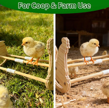 Chicken Perch for Coop Roosting Bar: Chick Toys Stand Pine Wood Rooster Perch...