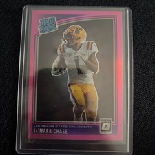 2021 Optic Rated Rookie Justin Jefferson Pink #205