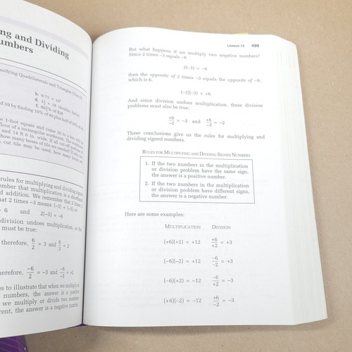 Saxon MATH 8/7 with PREALGEBRA Home Study Kit, 3 Book Set - Picture 13 of 20
