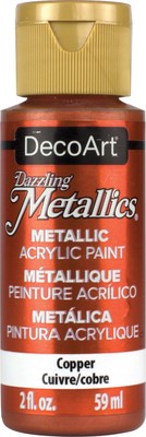 DecoArt Dazzling Metallics Acrylic Paint 2oz-Copper