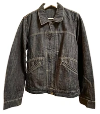 BEAMS Plus Chambray Blouson Denim Jacket, Size S, Men's