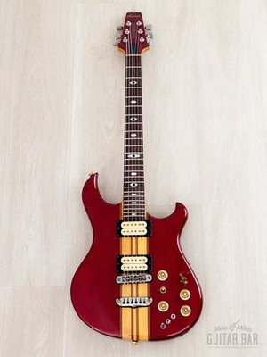 1981 Aria Pro II RS-X80 Vintage Neck Through Guitar Padauk Red