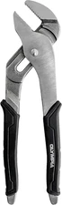 Tongue and Groove Pliers, Straight Jaw Pliers with Cushion Grip, 5 Jaw Positions