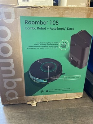 iRobot Roomba 105 Combo ※おまけ付き iRobot Roomba 105 Combo Vacuum & Mop + AutoEmpty Dock LiDAR Self