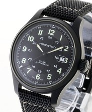 Hamilton Khaki Field Titanium Auto Black H705750 H70575733 Automatic Men's Watch