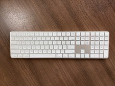 Apple Magic Keyboard with Touch ID and Numeric Keypad MK2C3LL/A White/Silver