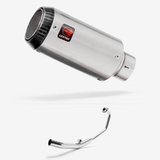 Lextek Stainless Steel CP1 Matt 150mm Exhaust System Silencer Chrome Polished