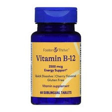 Vitamin B-12 Quick Dissolve Sublingual 60 Tabs