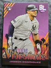 Jasson Dominguez 2024 Topps Big League Good Vibrations #GV-22 RookieCard (RC)