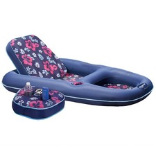 Aqua Campania Ultimate 2-in-1 Pool Float Lounge - Extra Large - Inflatable Pool