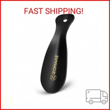 ZOMAKE Metal Shoe Horn,Small Travel Shoehorn for Men Women Kids,7.5'' Portable S