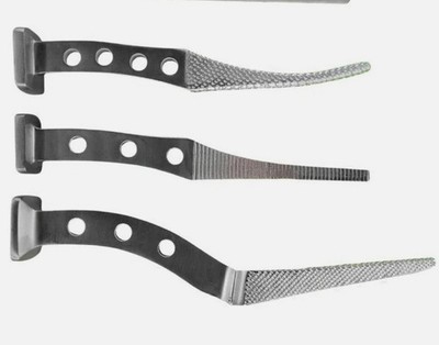 Thompson Hip Rasp Set   3-Piece Orthopedic Prosthesis Surgery Instruments CE