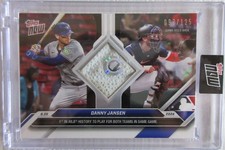 2024 Topps Now MLB Danny Jansen GAME USED BASE RELIC Patch History SP Card /125