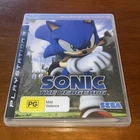 Sonic The Hedgehog PS3 Sony Playstation 3 Case and Manual ONLY No Game VGC    C