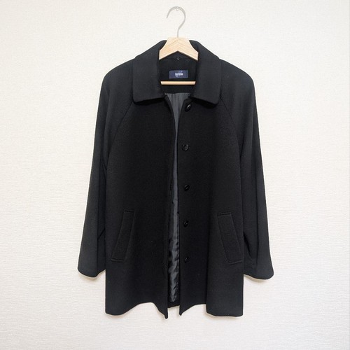 Authentic Innovation Cashmere Coat Blue Fox Color Black Size 11 Women's - Picture 6 of 24
