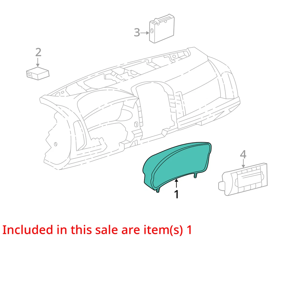 Cuadro de instrumentos velocímetro Cadillac Cts 2003-2003 indicadores 25742936 JQRZT Foto 3 de 4