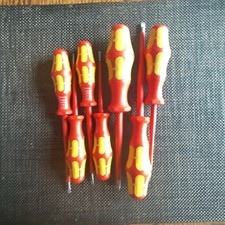 Wera Insulated Screwdriver Set 7-Piece Red/Ye...