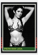 PRINCESS LEIA Custom Trading Card Art Slave Leia Outfit Star Wars