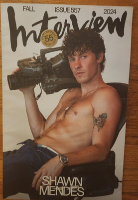 Shawn Mendes Interview Magazine Fall 2024 Issue 47 SHIRTLESS