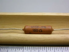50 Sage Silicohm SR5W 160 Ohm 5W 3% Silicon Power Resistors