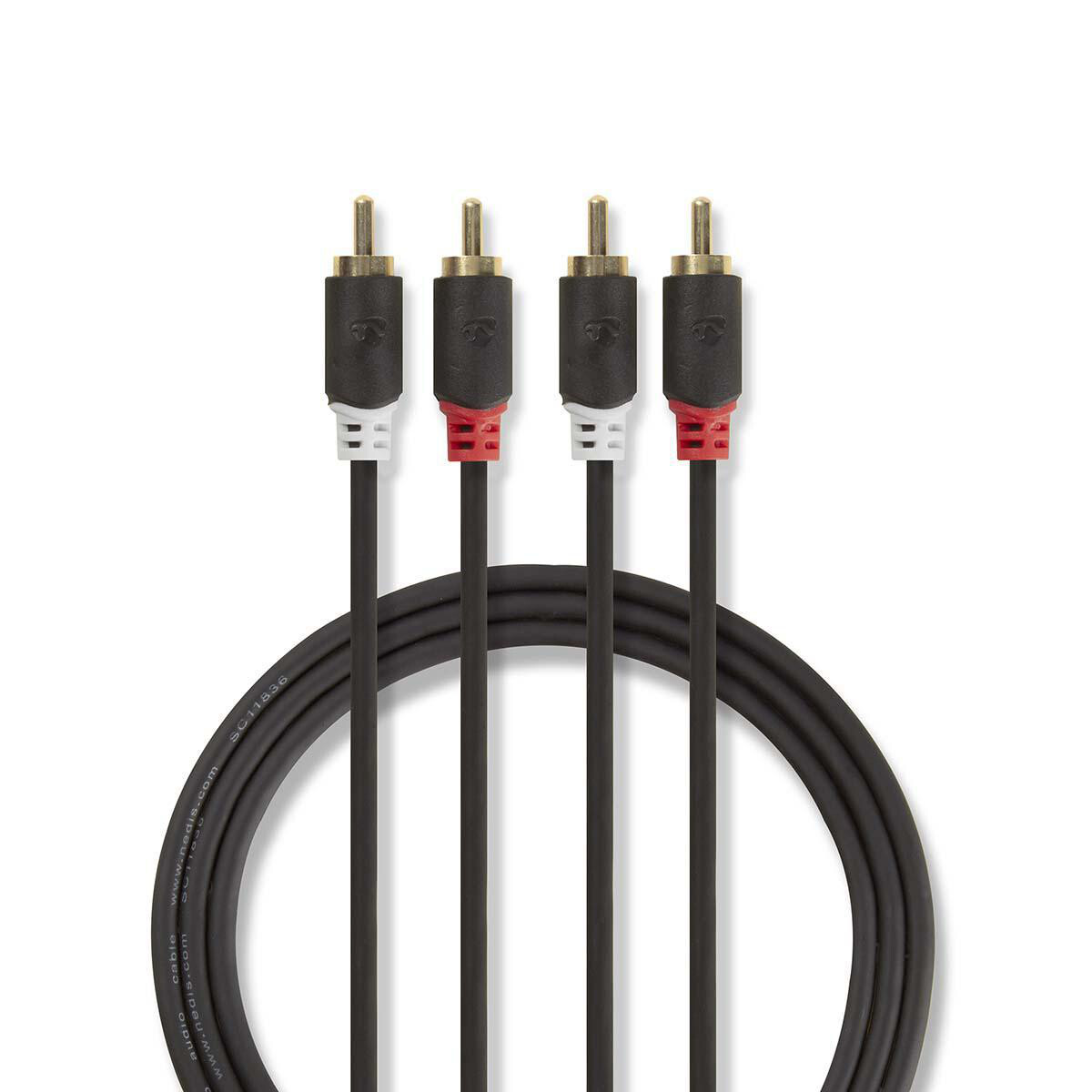 Cavo Audio Stereo 2x RCA maschio - 2x RCA maschio 2.0 m