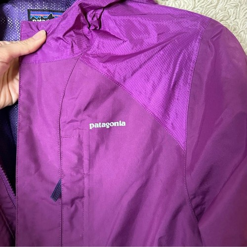 PATAGONIA girls' purple H2No Torrentshell rain jacket XXL - Picture 3 of 14