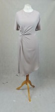 H&M Crêpe Dress Light Heather Size 20 Uk Rrp £24.99 CR015 CC 14 