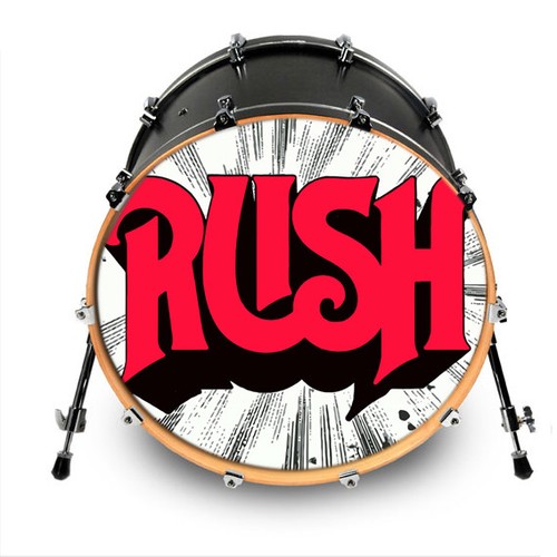 Custom Bass Drum Head Vinyl Decal 22" Your Art Design Kick Decal Wrap