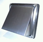 100mm Stainless steel cowl 4" round cowled outlet for extractor fan/tumble dryer