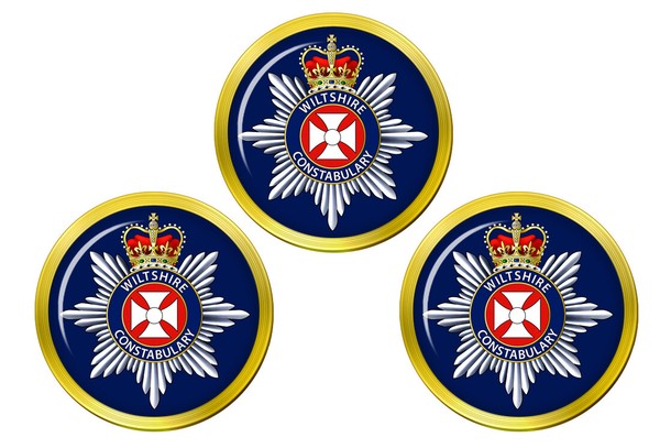 Wiltshire Polizei Golfball Marker-image