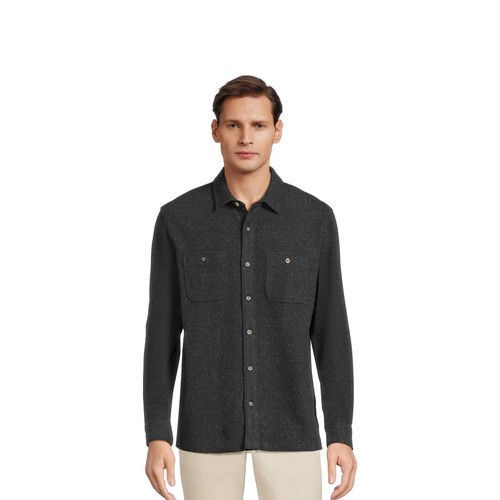 George Herren Langarm Überhemd Shacket Button Down Größe L - Bild 7 von 7