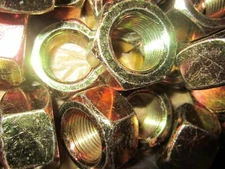 25 3/4-16 Hex Nuts Grade 8 Yellow Zinc