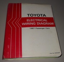 Werkstatthandbuch Toyota Supra MR2 Crown Celica Electrical Wiring Diagram 1987