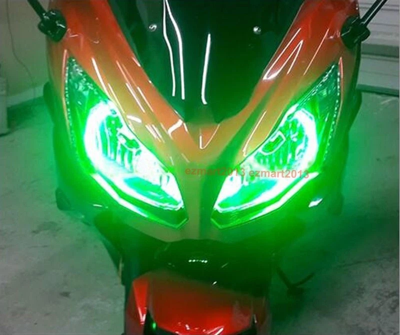 for Kawasaki Ninja 650R 650 09-19 Dream color RGB halo ring Flow Chasing light - Image 2 of 4