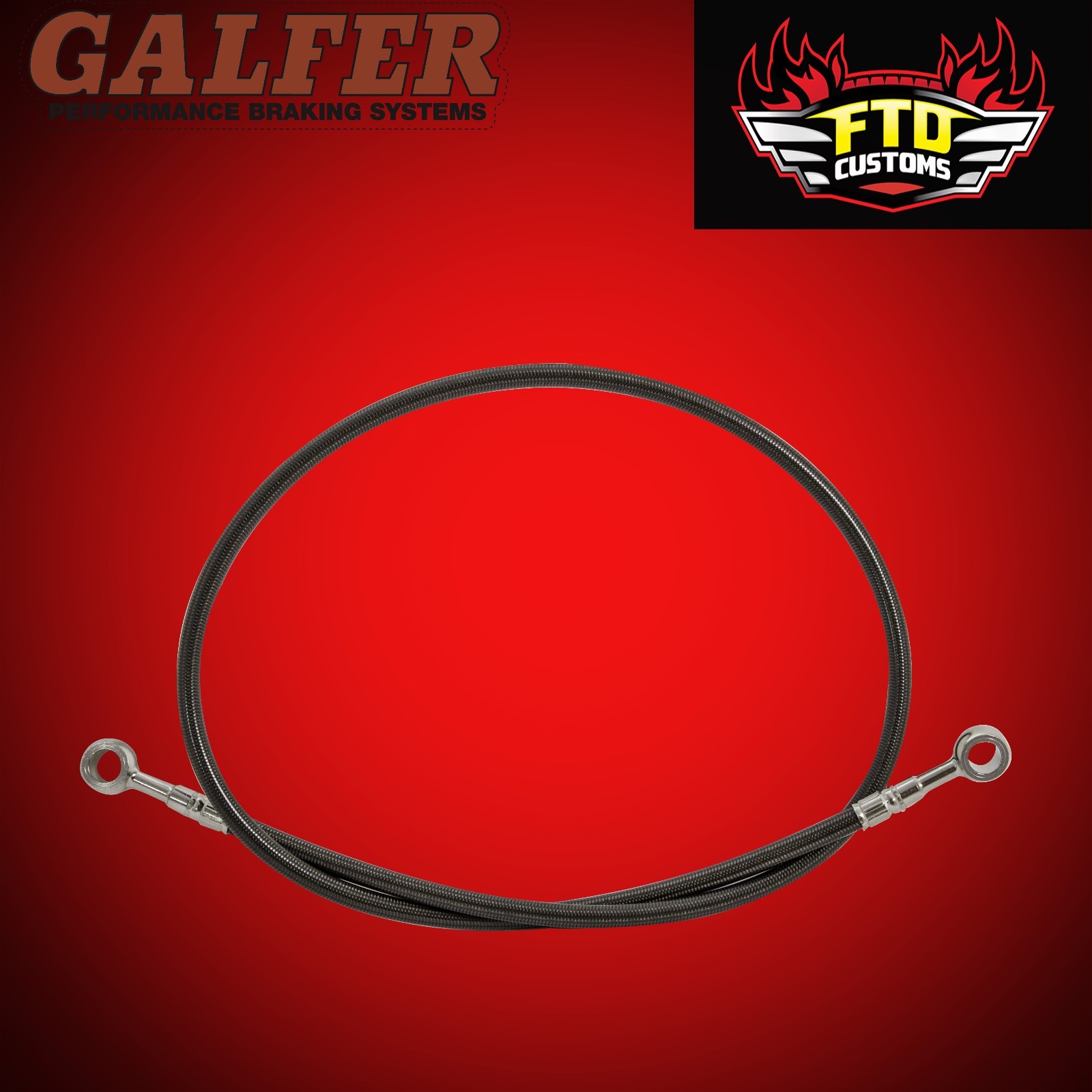 ZX14 Galfer Smoke 36" Extended Rear Brake Line for Swingarm Extensions eBay