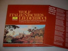 HUGO WOLF ITALIENISCHES LIEDERBUCH 2 LP BOX IMPORT Seefried / Fischer-Dieskau
